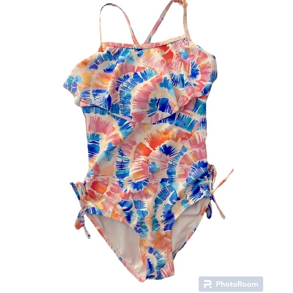 Girls Arizona Tie-Dye Swimsuit Size Small 7/8 - Picture 1 of 4